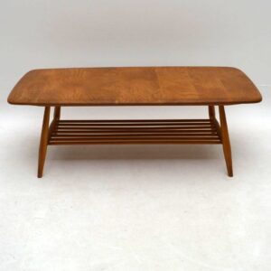 1960's Vintage Ercol Coffee Table in Solid Elm