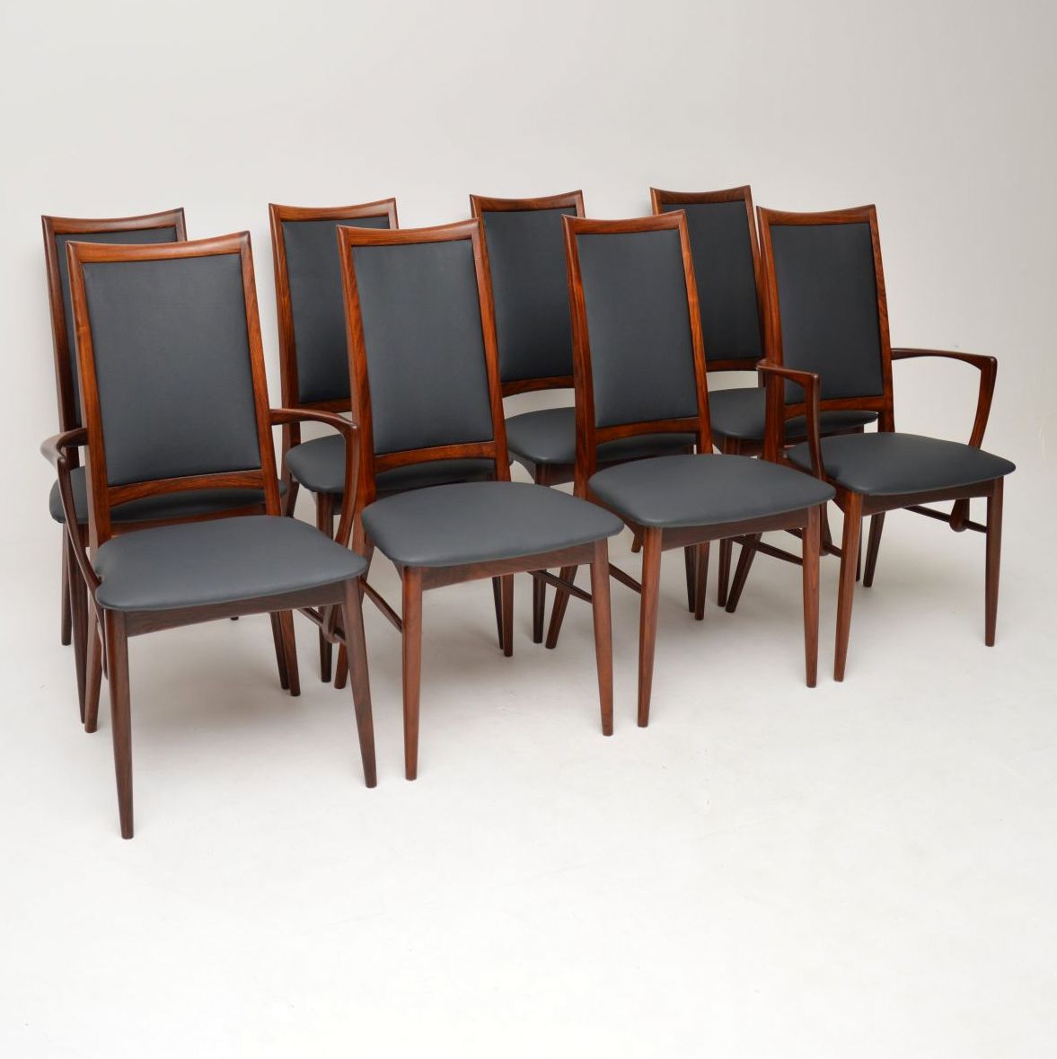 danish rosewood dining chairs niels koefoed
