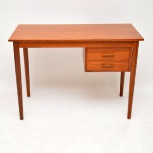 danish teak retro desk vintage 1960's