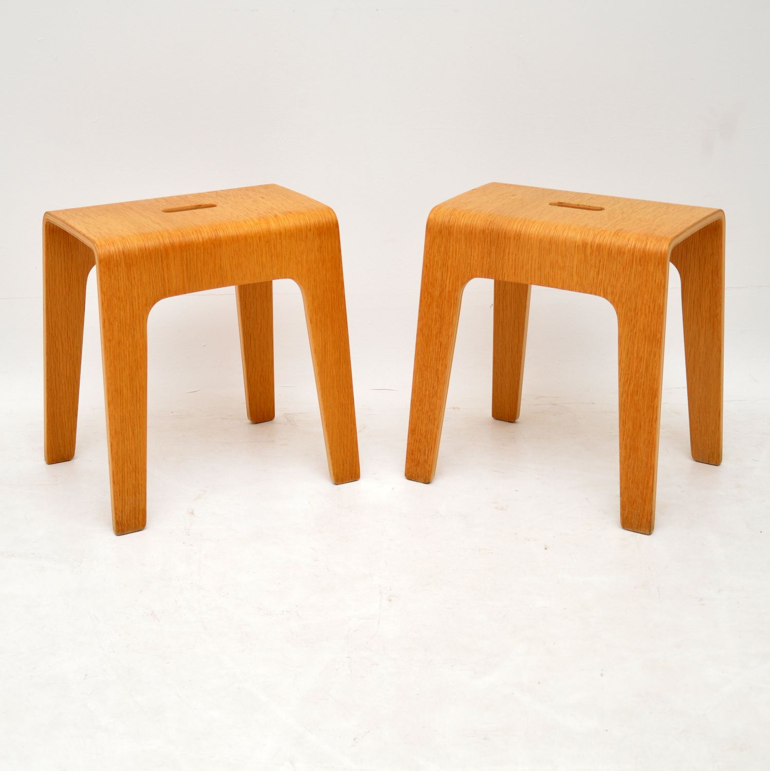 pair of swedish bentwood stools side tables peter brandt