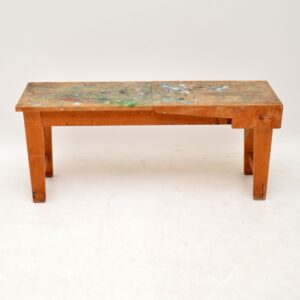 vintage retro winsor and newton easel donkey platform bench
