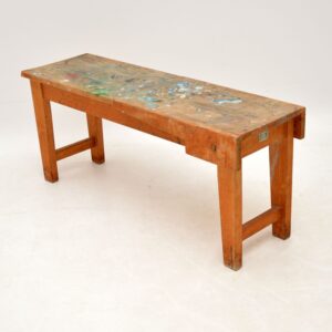 vintage retro winsor and newton easel donkey platform bench