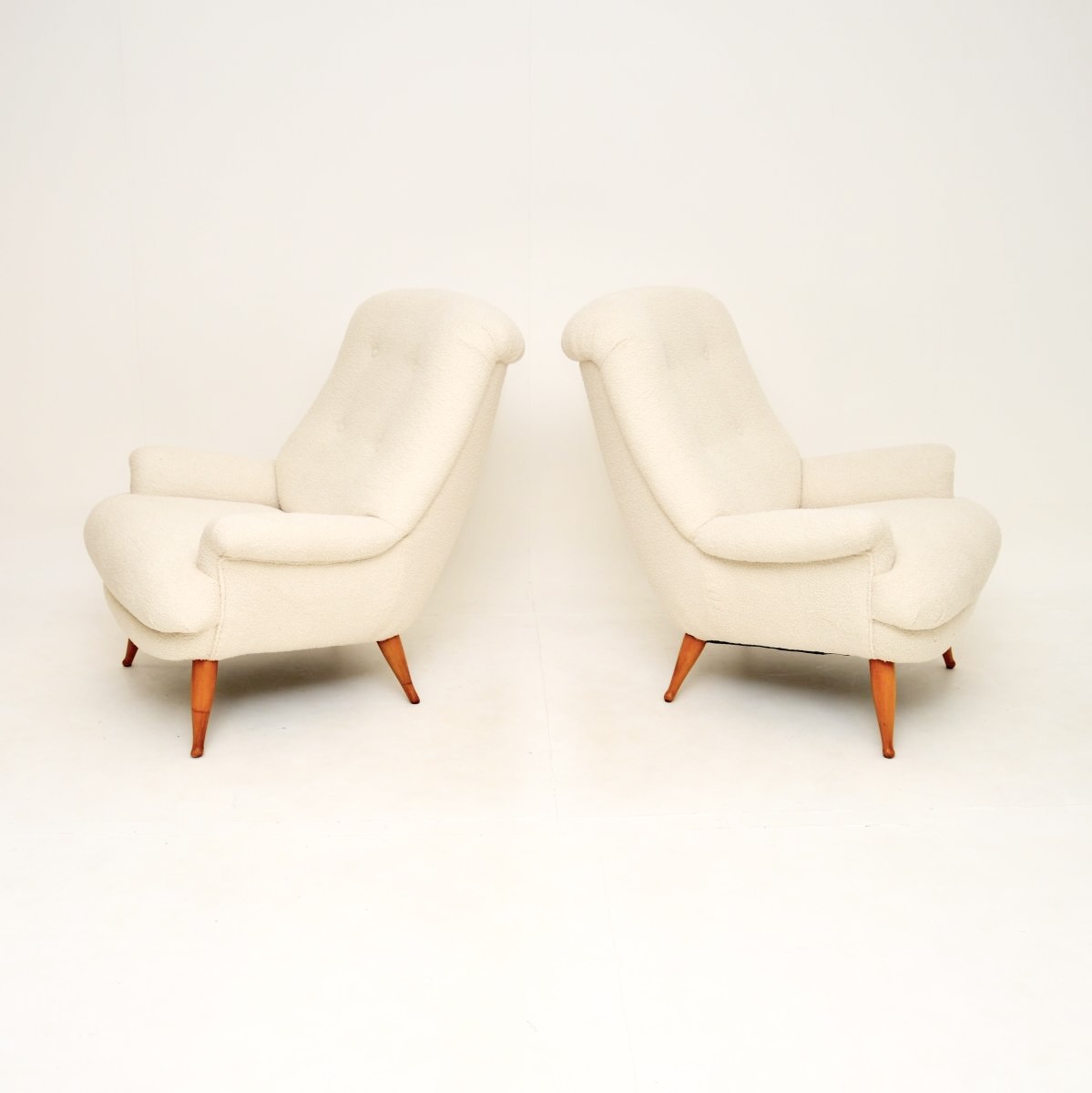 Pair of Vintage Danish Armchairs by Berga Mobler