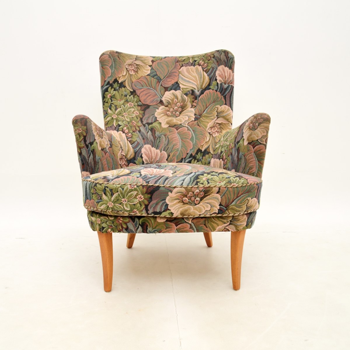 Vintage Swedish Armchair by Carl Malmsten