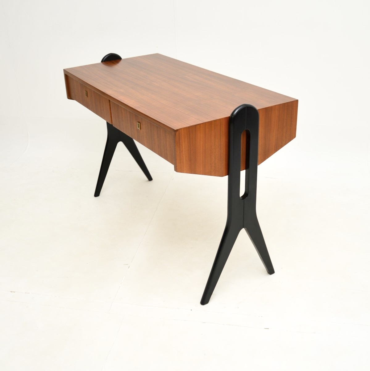 Vintage Italian Walnut Writing Desk