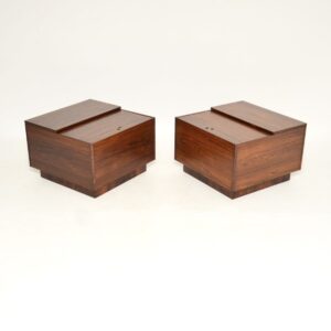 Pair of Swedish Vintage Rosewood Coffee / Side Tables