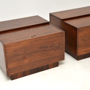 Pair of Swedish Vintage Rosewood Coffee / Side Tables