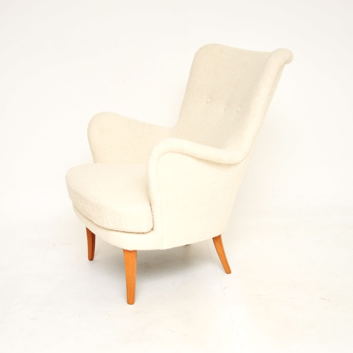 Vintage Swedish Armchair by Carl Malmsten
