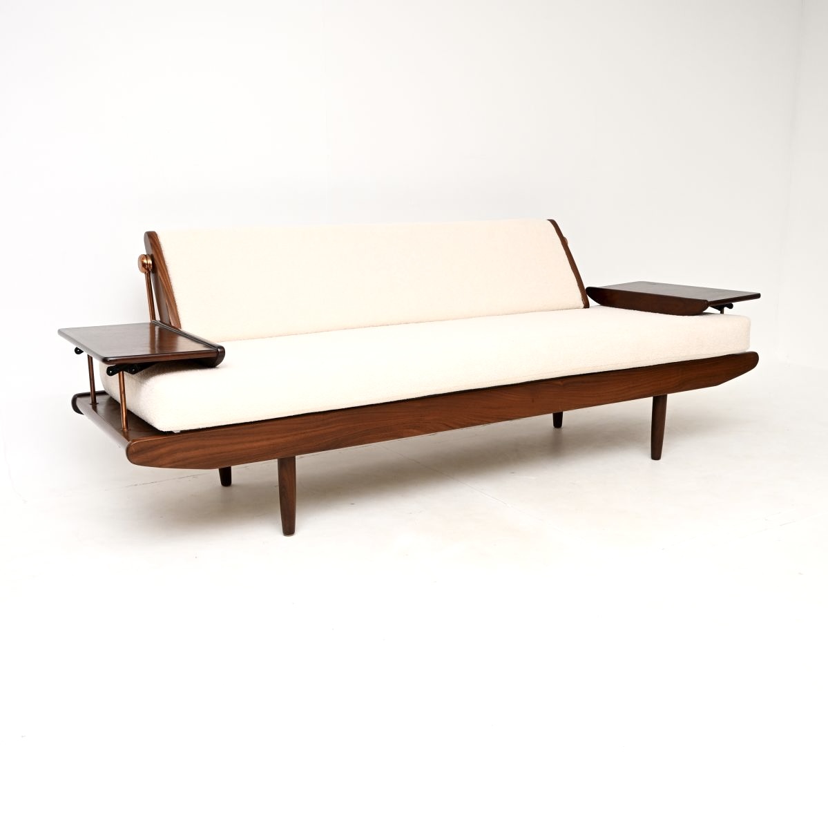 Vintage Afromosia Sofa Bed by Toothill