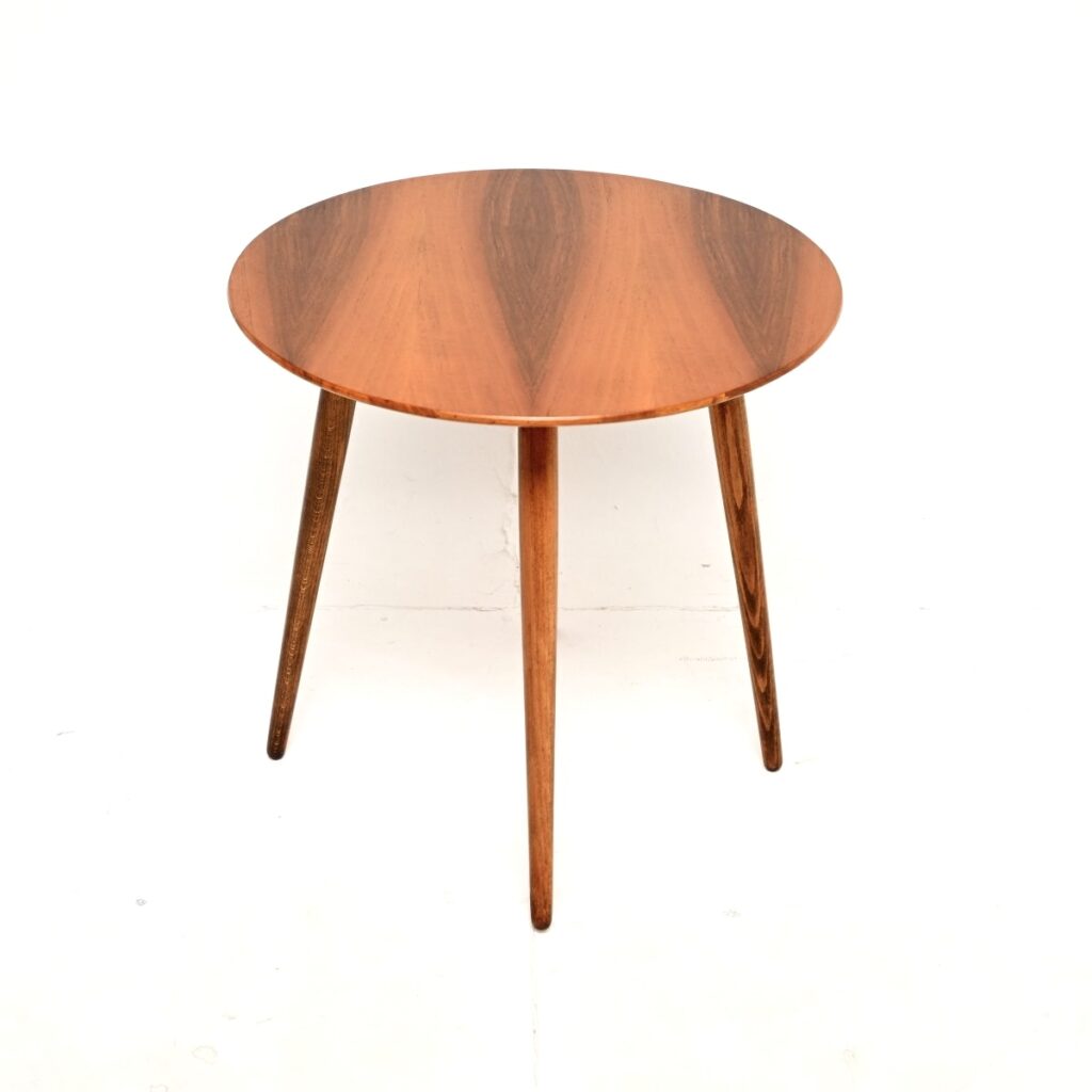 Vintage Figured Walnut Side Table