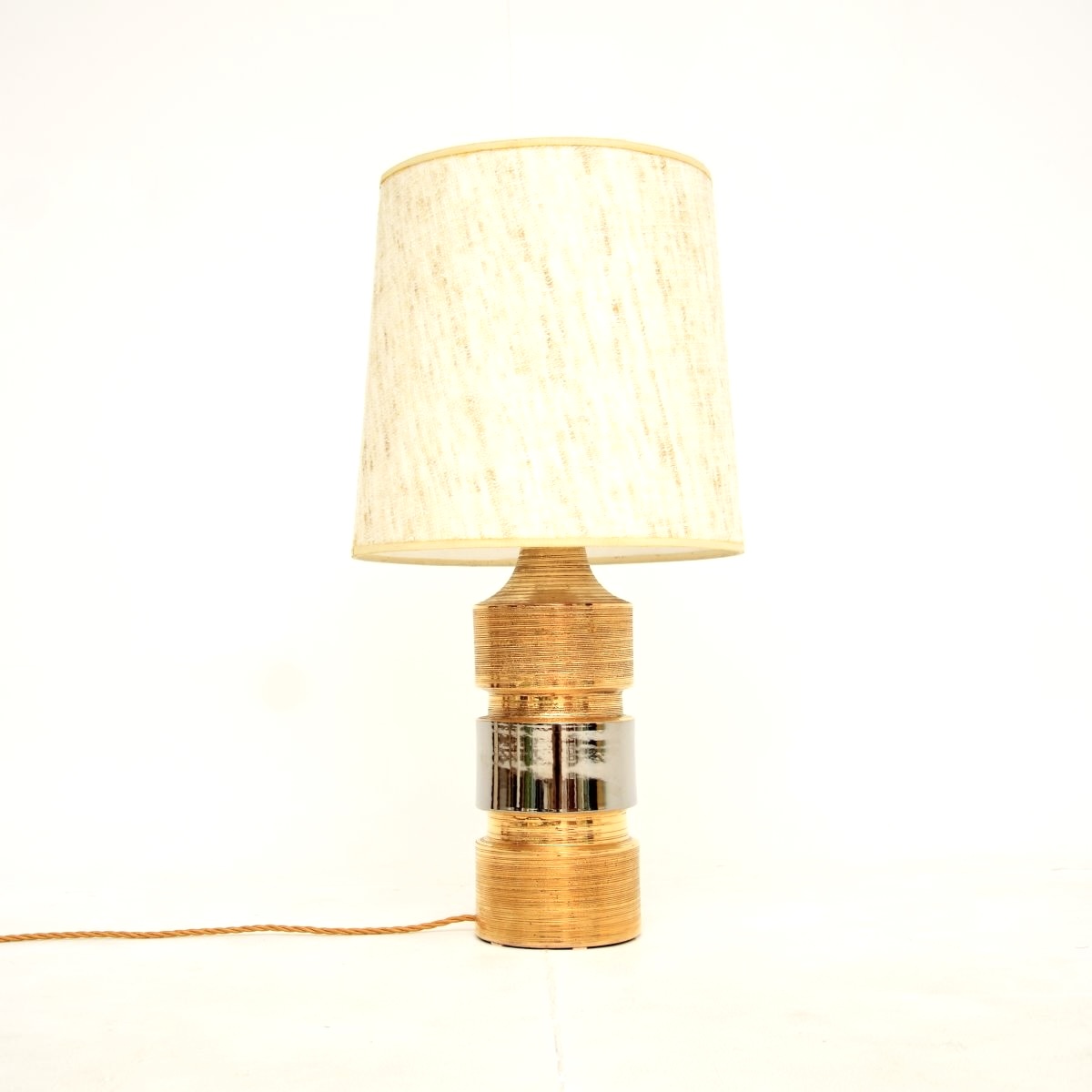 Vintage Italian Ceramic Table Lamp by Bitossi